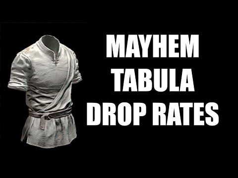 Mayhem Rogue Exile Tabula Drop Rates