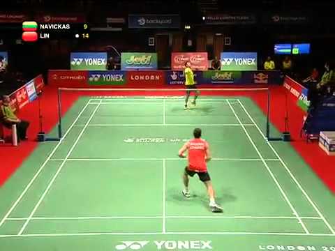 [2011 World Championship MS-R1] Lin Dan vs Kestutis Navickas [4]