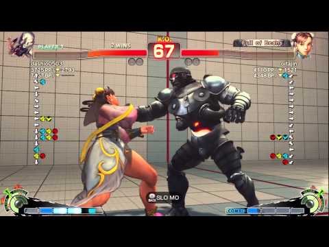 Dashio (Seth) vs Oita jin (Chun Li) - AE 2012 Matches *720p*