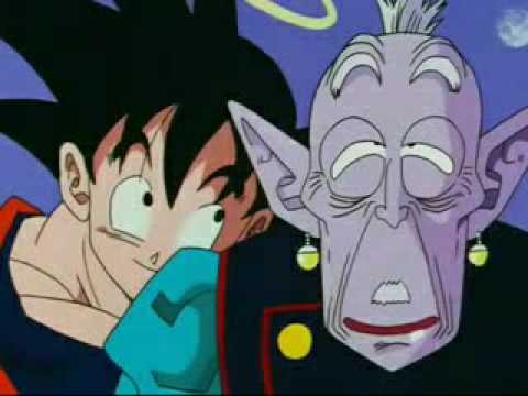 Goku soborna al Supremo Kaio