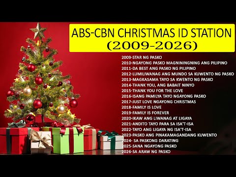 ABS-CBN Christmas Station IDs (2009-2026) 🎄🎄