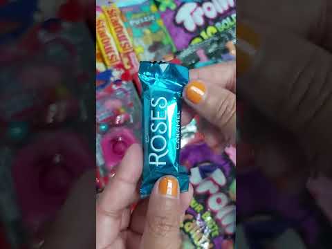 Candy Opening Video, Cadbury Roses Caramel, more chocolates, mouth watering video #shorts