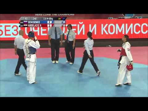 Male  68Kg QUARTER FINAL  Alexey DENISENKO RUS v Mohamed Abdelaziz ASAL EGY