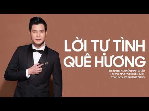 Lời tự tình quê hương Sheet - Quang Dũng