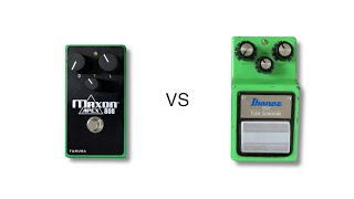 Video thumbnail for Maxon Apex 808 vs 1983 Ibanez TS9 by shnobel