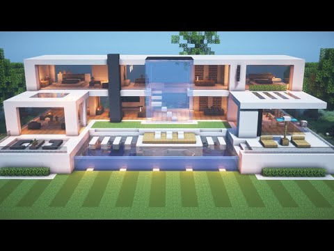 Ultimate Modern House Build Tutorial in Minecraft