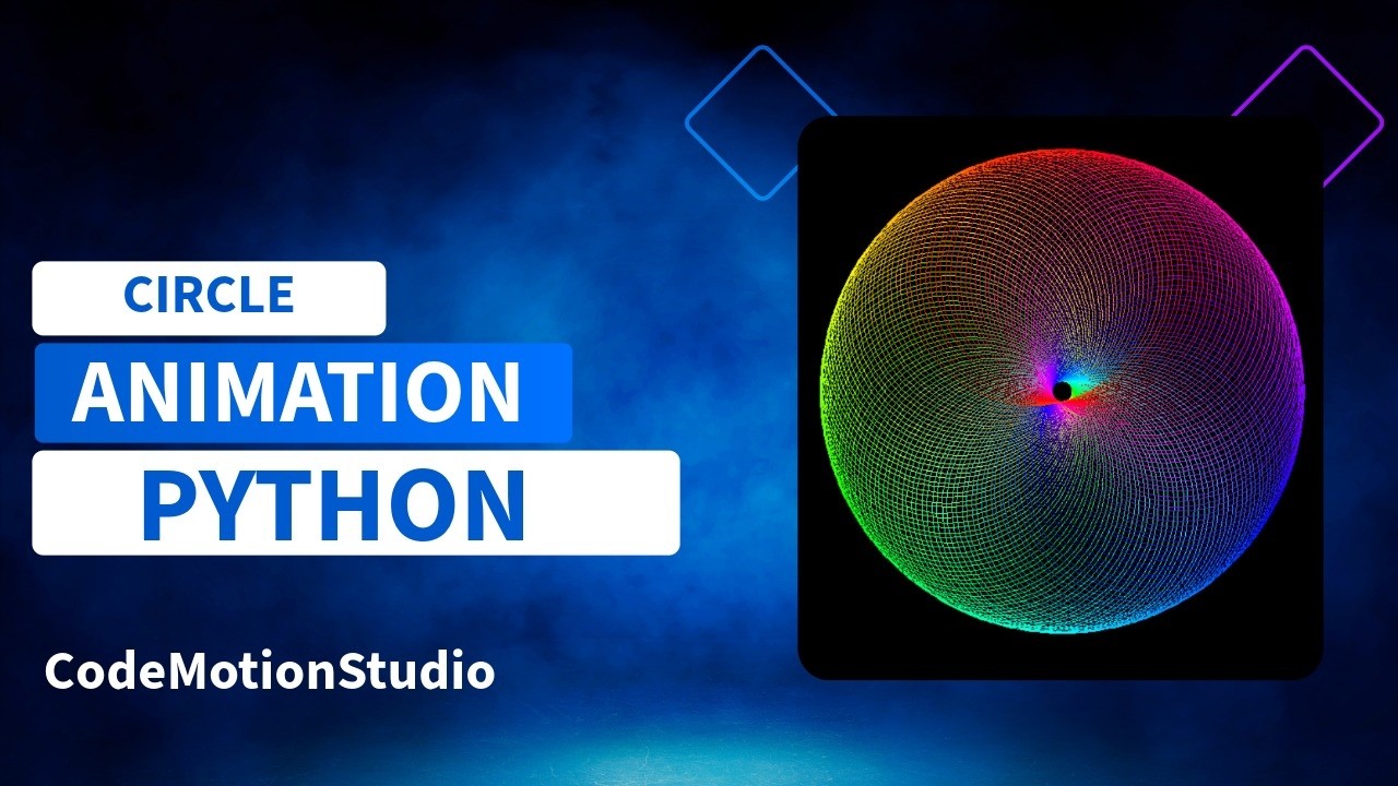 How to Make Circle Animation | Python