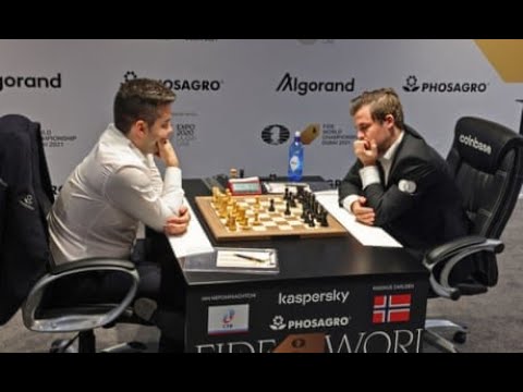 Zarobljena figura: Ian Nepomniachtchi - Magnus Carlsen, WCH 9.partija