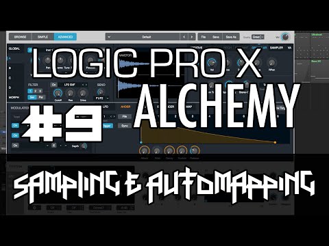 Logic Pro X - Alchemy Tutorial - PART 9 - Sampling, Automap Samples, Looping, Layering