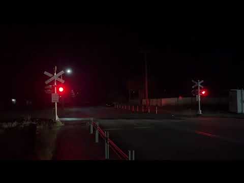 (Night Mode) Bushland Dr Railway Crossing, Taree