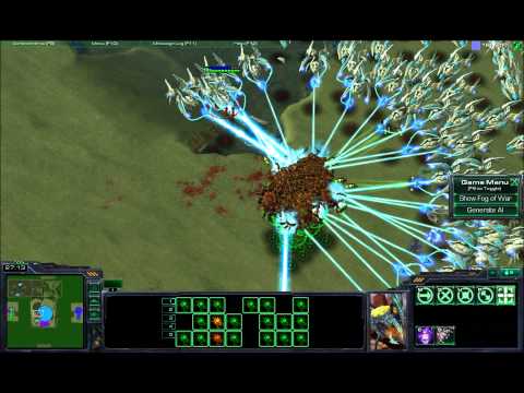 Starcraft 2 - Corrupters vs Void Rays