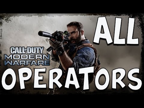 EVERY OPERATOR INTRO CUTSCENE | CALL OF DUTY | MODERN WARFARE