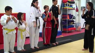 preview picture of video 'balance beam drill for pre school age karate'