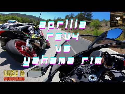 SuperBikes On The Way - Yamaha R1 M Vs Aprilia Rsv4 RF |Rider's Paradise
