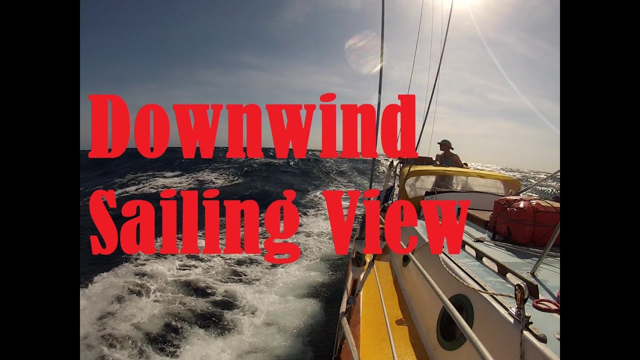 Vue de navigation en vent arrière