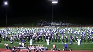 preview picture of video 'Halftime Show: Husky Marching Band Visits Monroe High School'