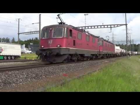 Bahnverkehr auf der Südbahn am 31.05.16 – «Historic Überführungen nach Erstfeld»