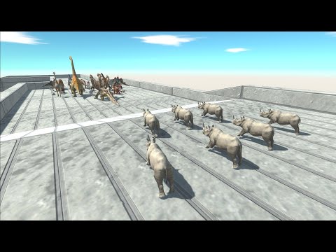 Escape from Rhino Stampede - Animal Revolt Battle Simulator