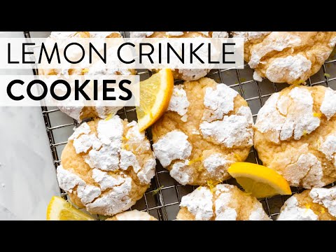 Lemon Crinkle Cookies | Sally's Baking