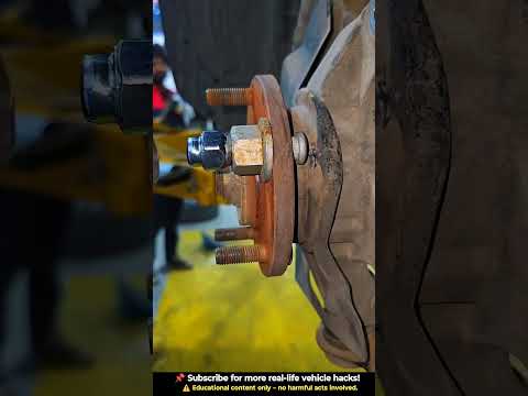 "Wheel Stud Replacement Guide 🔧 | How to Replace Broken Wheel Studs Step by Step" #carrepair