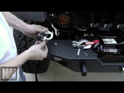 Warn 9.5 cti-s Winch Install - Stock to Rock Episode 12 - \"The NeWereJK\"