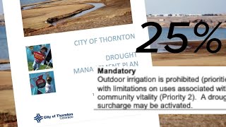 Thornton considers Stage 1 Drought Response after dry winter raises water supply concerns