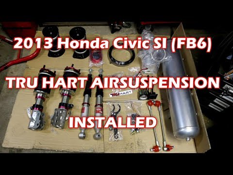 Tru Hart air suspension Install | FB6 SI CIVIC