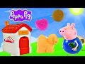 Moon Dough Puppies Play Doh Peppa Pig Puppy Shopping With George Pig Cachorro De Plastilina