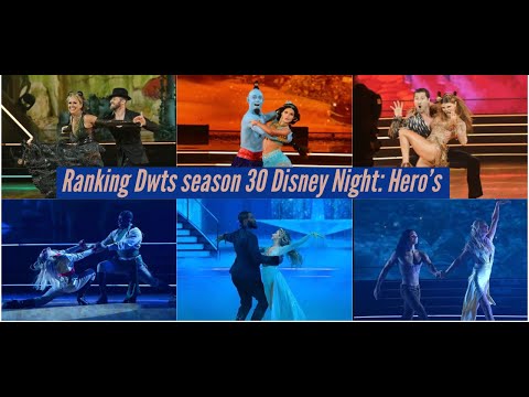 Ranking Dwts season 30 Disney Week: Heroes Night