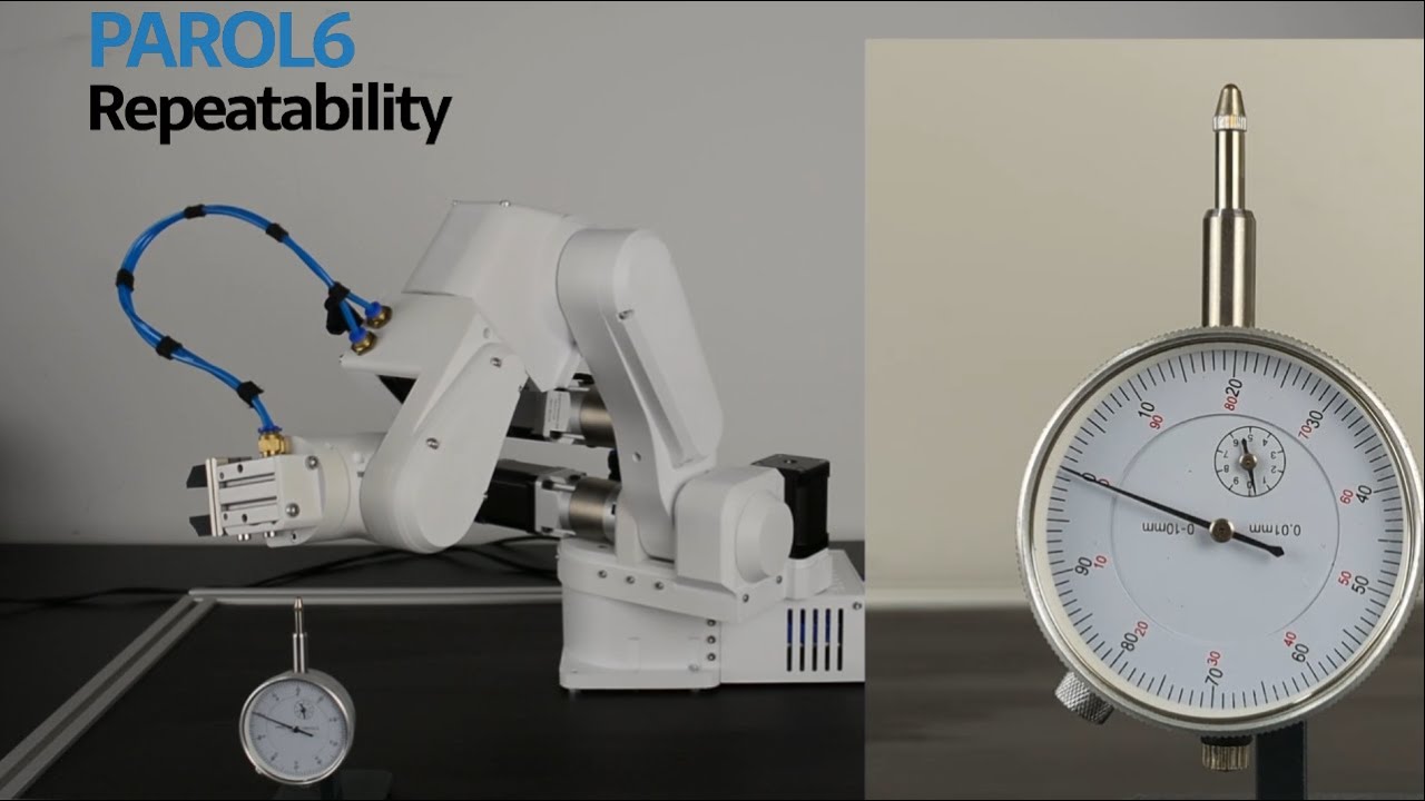 PAROL6 - 3D printed robot arm - Repeatability