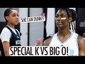 Special K Close Game Thriller Vs Big O Oliviyah Edwards Wild Dunk Attempt In Game