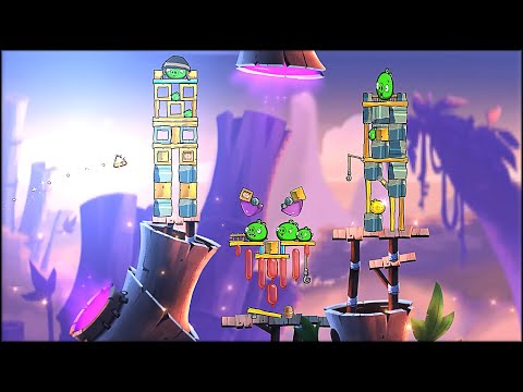 Angry Birds 2 - Level 212 (Bamboo Forest / Misty Mire)