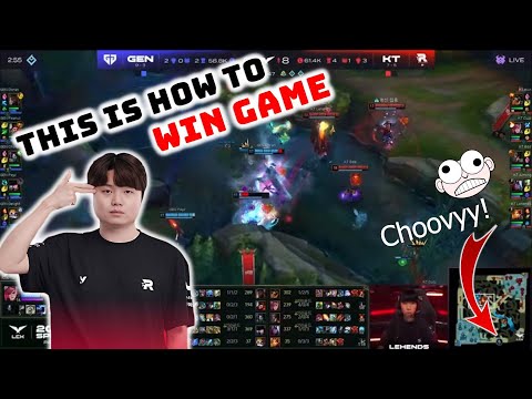 KT BDD teaches Gen G Chovy a LESSON that CS can't win you the game but a GOOD  Engage | POG