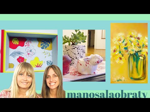 ManosalaObraTv 2021 Programa 16 Pintura Decorativa - Pintar al Oleo - Pintar en Aerosol -