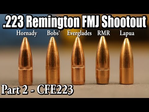 .223 Remington FMJ Shootout - Part 2 - CFE223