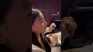 Ezme requested a juicy hamburger and a chocolate brownie for her 8th birthday!