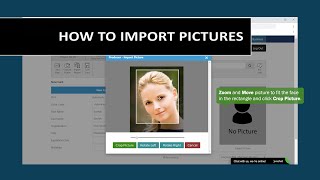 How to import a picture with IDpack in the Cloud