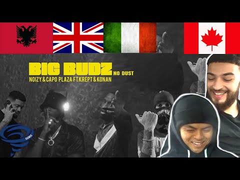 CANADIANS REACT TO ALBANIAN/ITALIAN/UK RAP - Noizy x Capo Plaza ft Krept & Konan - Big Budz