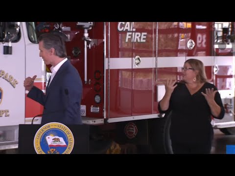 Gavin Newsom Gets Blasted By Passing Truck Driver's Horn
