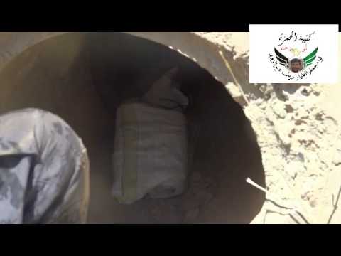 تفكيك عبوات متفجرة تم زرعها من قبل قوات النظام قرب مبنى المسمكة من قبل عناصر كتيبة الحمزة