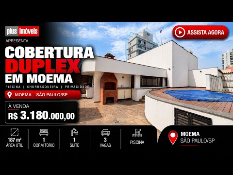 Vídeo do imóvel — Aluga Duplex Exclusivo em Moema | Amplitude, Conforto e Sofisticação
