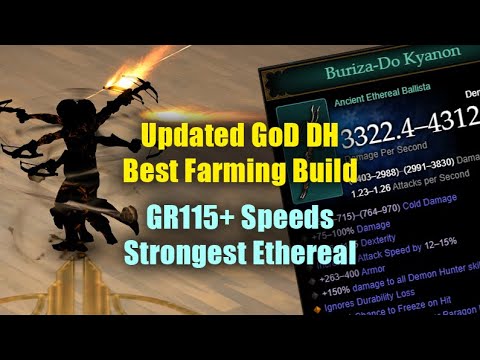 +10 Tiers from Ethereals! - Best Solo/Farming Build - Updated GoD DH Guide (Season 24)