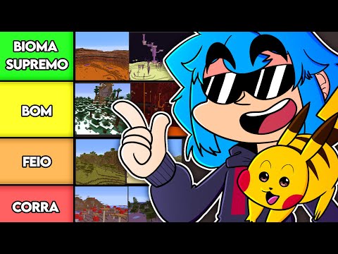 RANKEANDO TODOS OS BIOMAS DO MINECRAFT PIXELMON