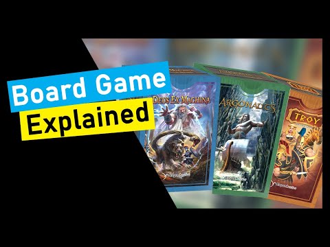 Short Preview of Argonauts, Deus ex Machina, and Troy The Card Games