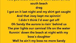 Bruce Springsteen - 4th Of July, Asbury Park (Sandy) with Lyrics