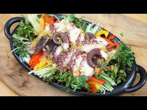 톡쏘는 냉채소스 어렵지 않아요! 코 빵~ 문어냉채 만드는법 [램블]