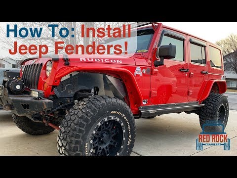 Installing Aluminum Fender Flares on our Jeep Wrangler JK