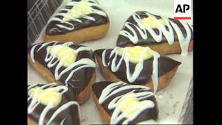 ISRAEL: AMERICAN FAST FOOD CHAIN DUNKIN' DONUTS CELEBRATE PURIM