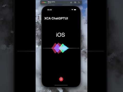 Add ChatGPT Voice Chat to SwiftUI App in 30s #chatgpt #iosdevelopment #swiftui thumbnail