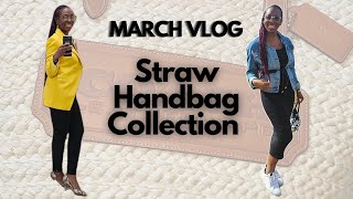 VLOG: Straw Bag Collection ft. COACH, DIOR and H&M + Med Grade Skincare Routine || YellowSparksJoy